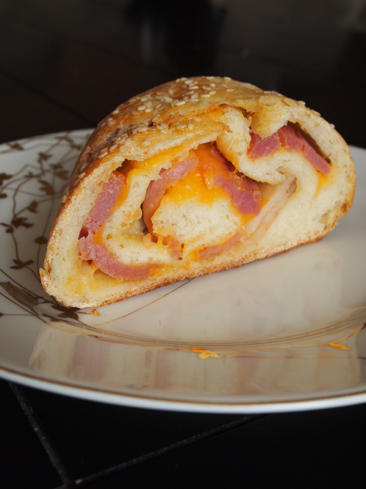 Sweet Life Ham and Cheese Stromboli