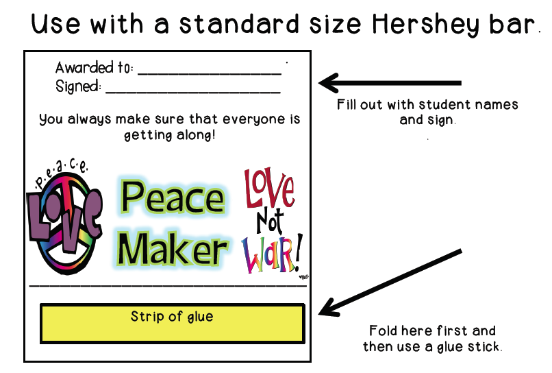 Eoy Awards Using Candy Bar Wrappers