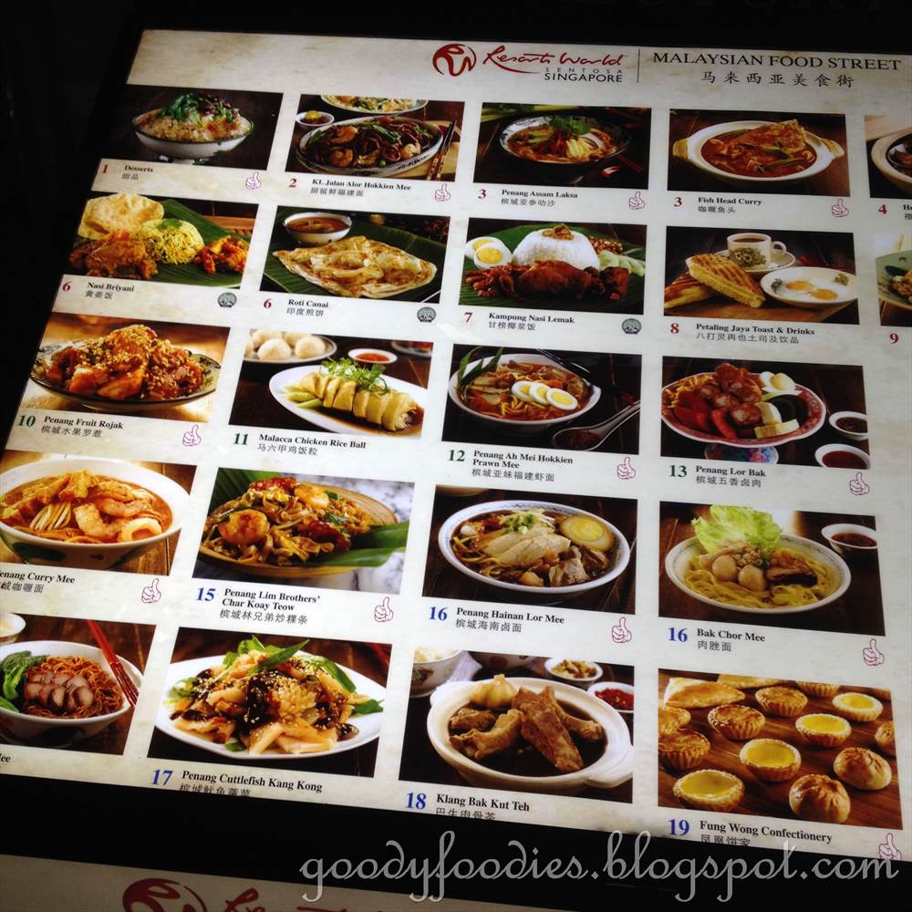 GoodyFoodies: Malaysian Food Street, Resorts World Sentosa, Singapore