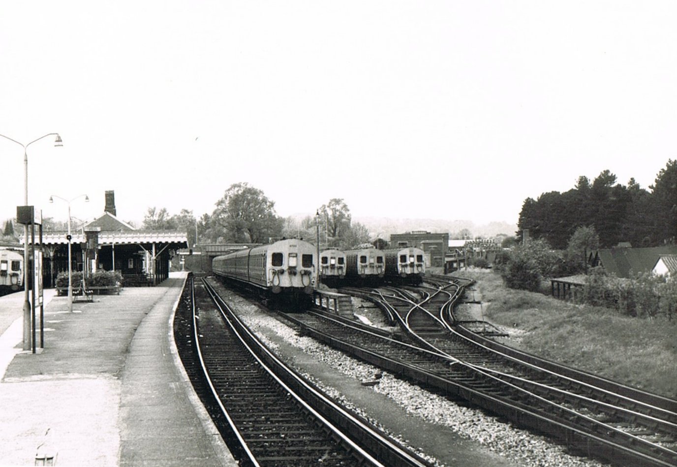 the rail thing Dorking 1973