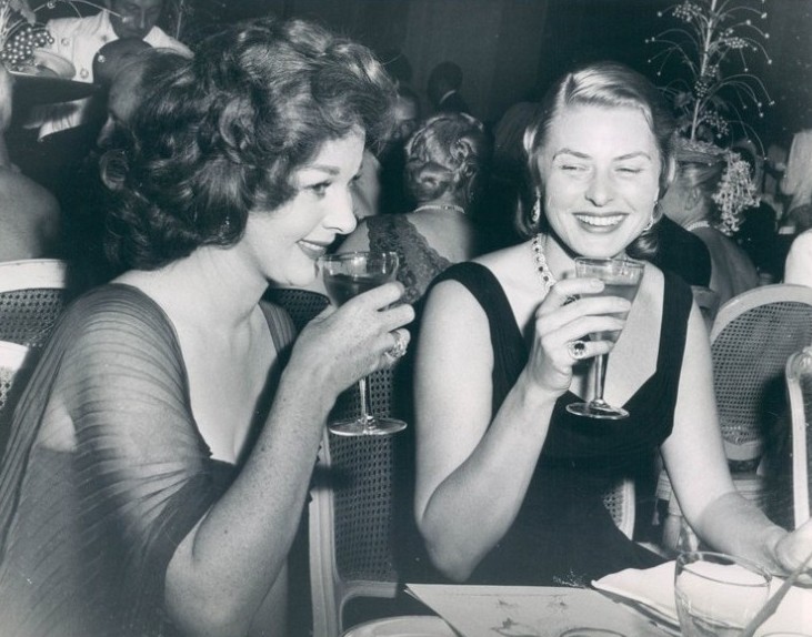 Susan Hayward and Ingrid Bergman Susan Hayward and Ingrid Bergman