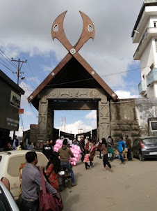 Entrance to Kohima Bazaar.