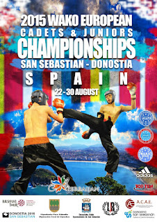 Mistrzostwa Europy 2015, Przemysław Kalisz, Kadet, Junior, WAKO, PZKB, San Sebastian, Hiszpania, medal