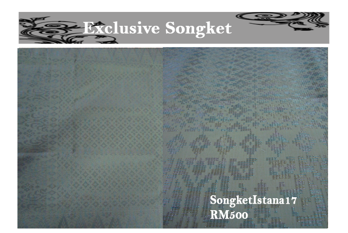 NEW AVAILABLE - RM500 (SongketIstana17) 2.1/4m - AVAILABLE - NEED TO CHECK STOCK