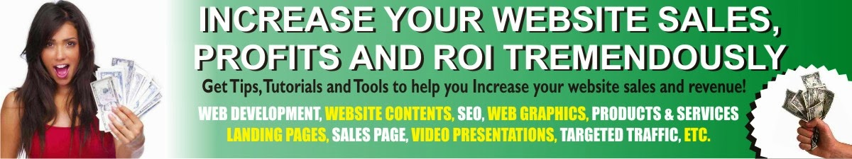 Increase your Website Sales, Profit and ROI Tremendously
