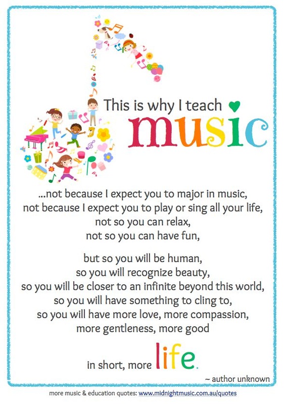 Why I teach music