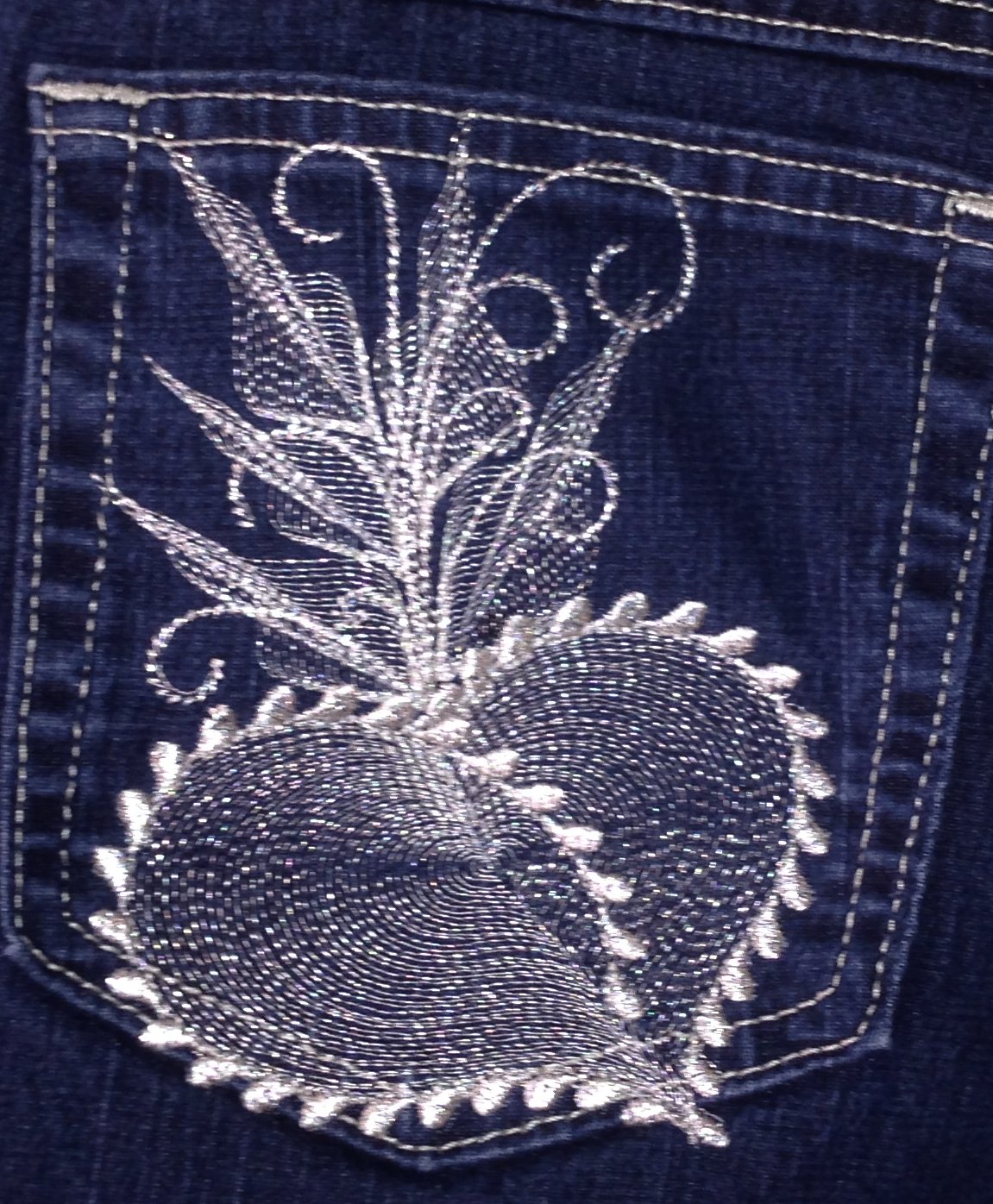 Embroidery It Machine Embroidery on Jeans