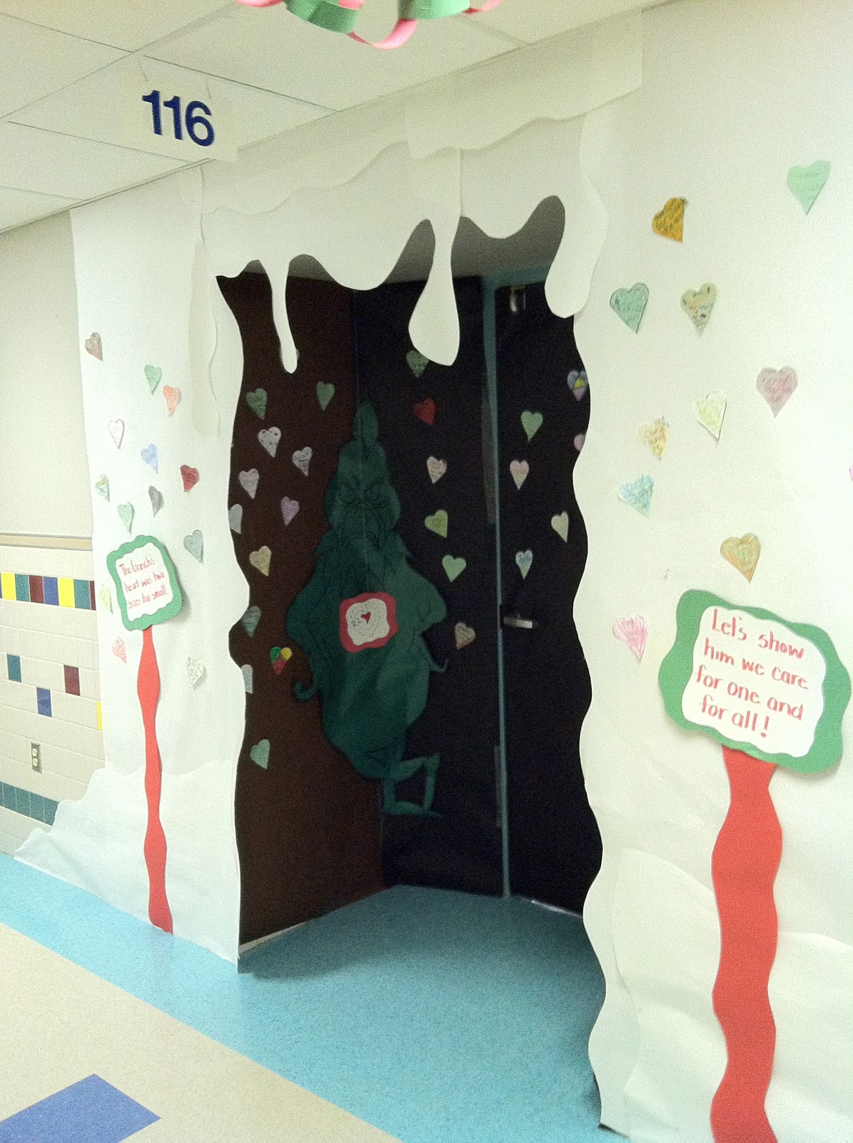 Mr First Grade Christmas Door Contest