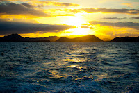 Sunset at Galapagos Islands
