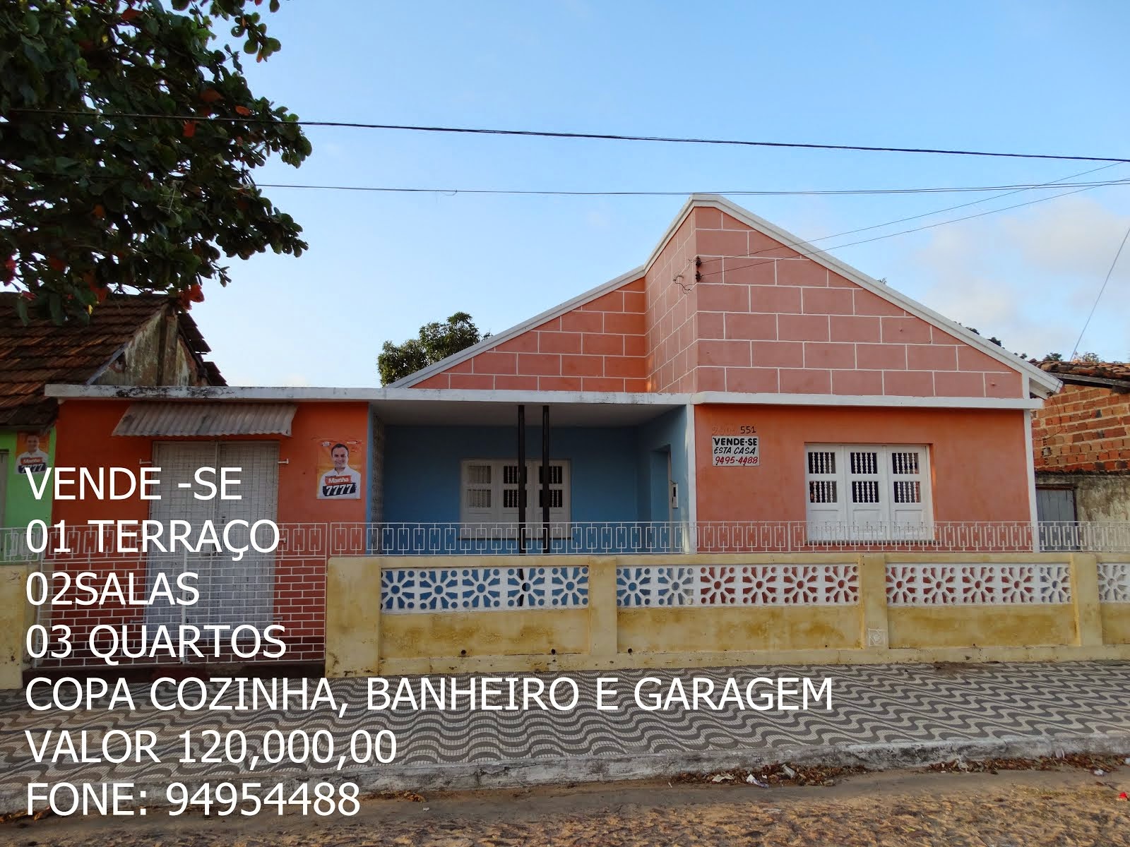 VENDE -SE ESTA CASA na Guaporé,551 Bairro são Francisco Parnaíba Piauí FONE 94954488