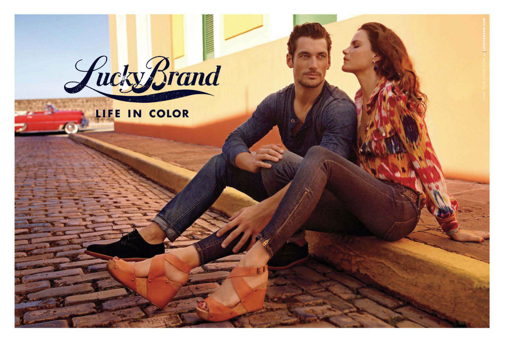 David Gandy Source LUCKY BRAND S/S 2012 Ad Campaign