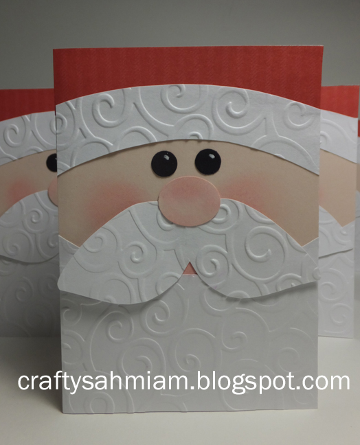 Download Free Crafty Sahm I Am Santa Face Cards PSD Mockup Template