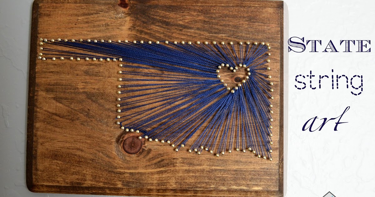 Our House in the Middle of Our Street State String Art