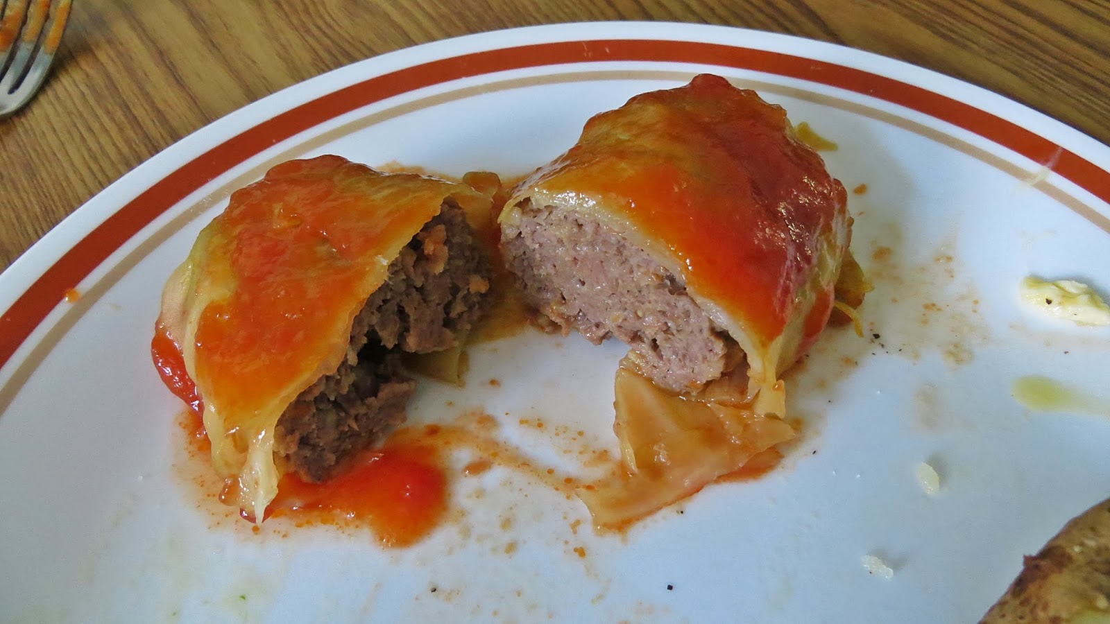 Small Town Giggles Pigs in the Blanket (cabbage rolls) Simple comfort food.