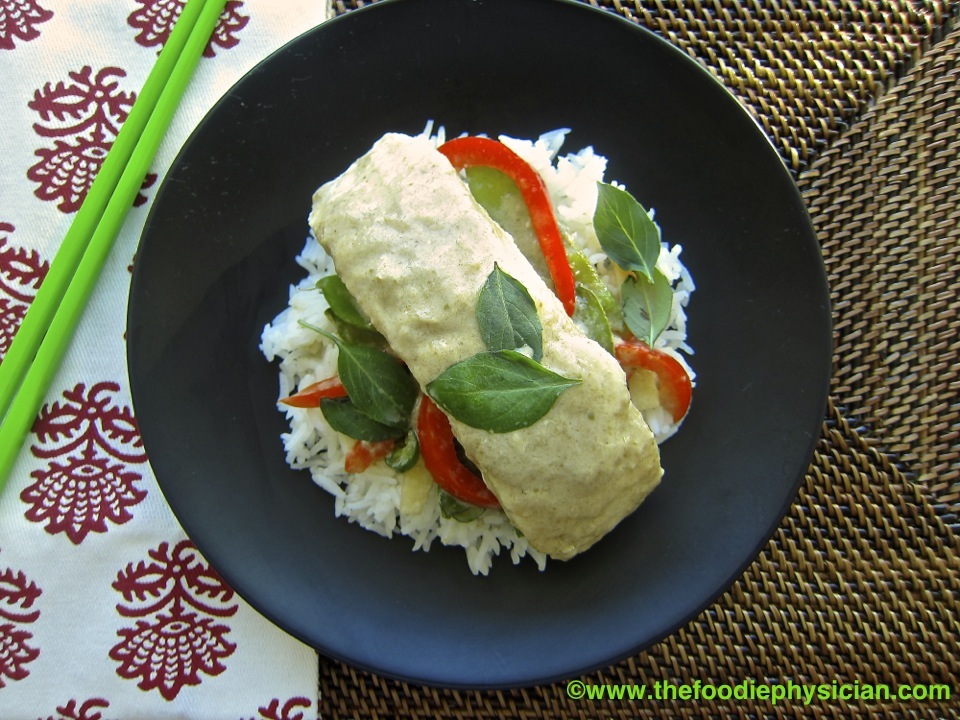 Halibut with Thai Green Curry The Foodie Physician