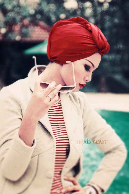 gaya hijab turban