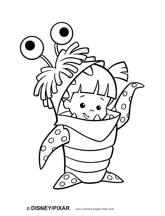 monsters inc coloring pages  Minister Coloring