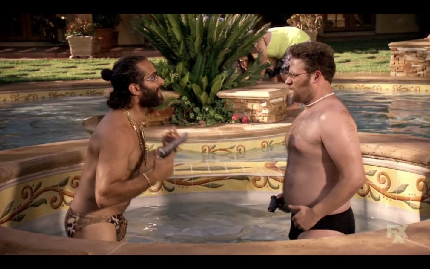 The League 5x04 - Jason Mantzoukas & Seth Rogen.