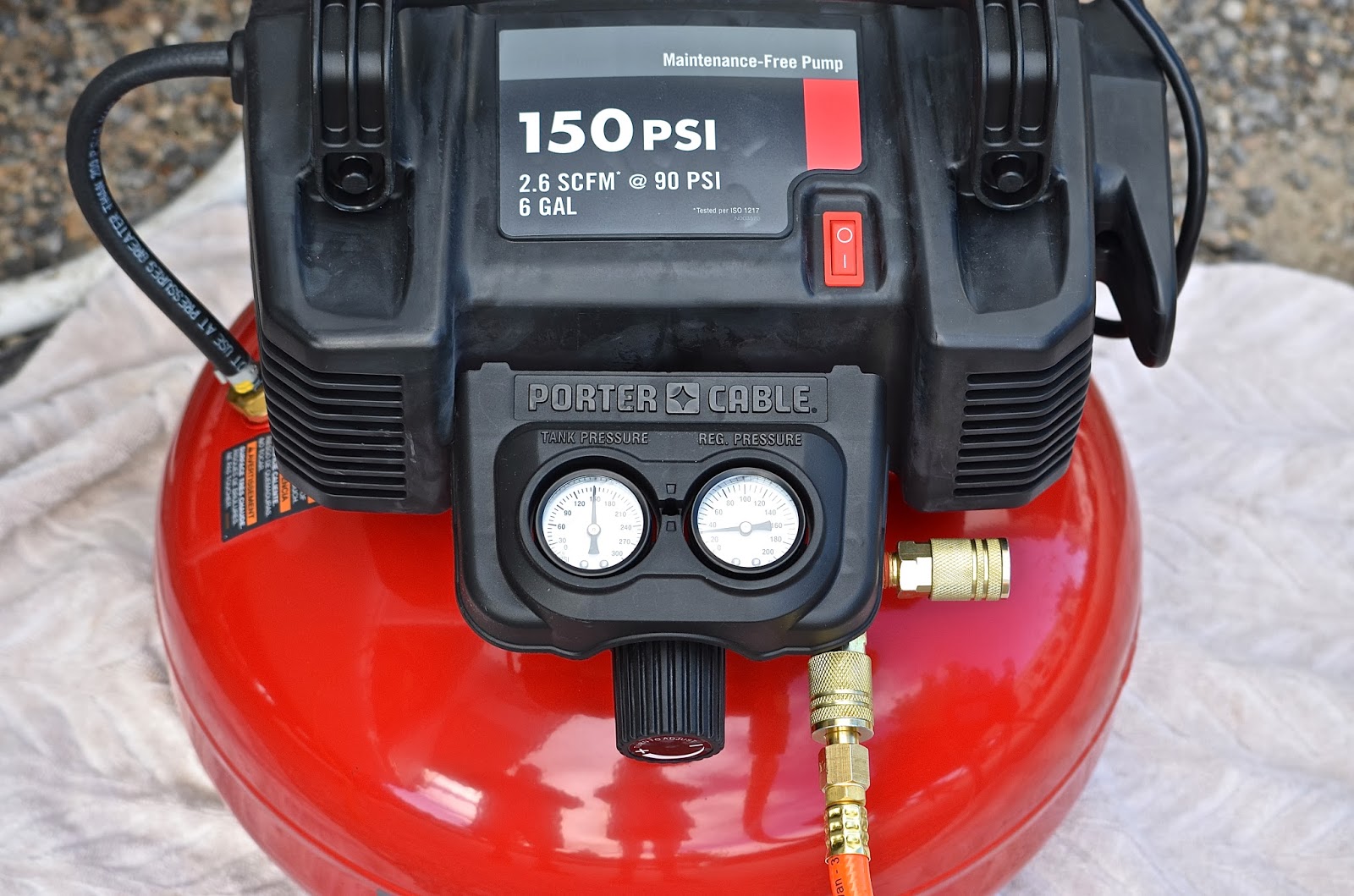 air compressor water blow connect lifetime journey plug start well need