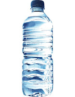 plastic bottle of water