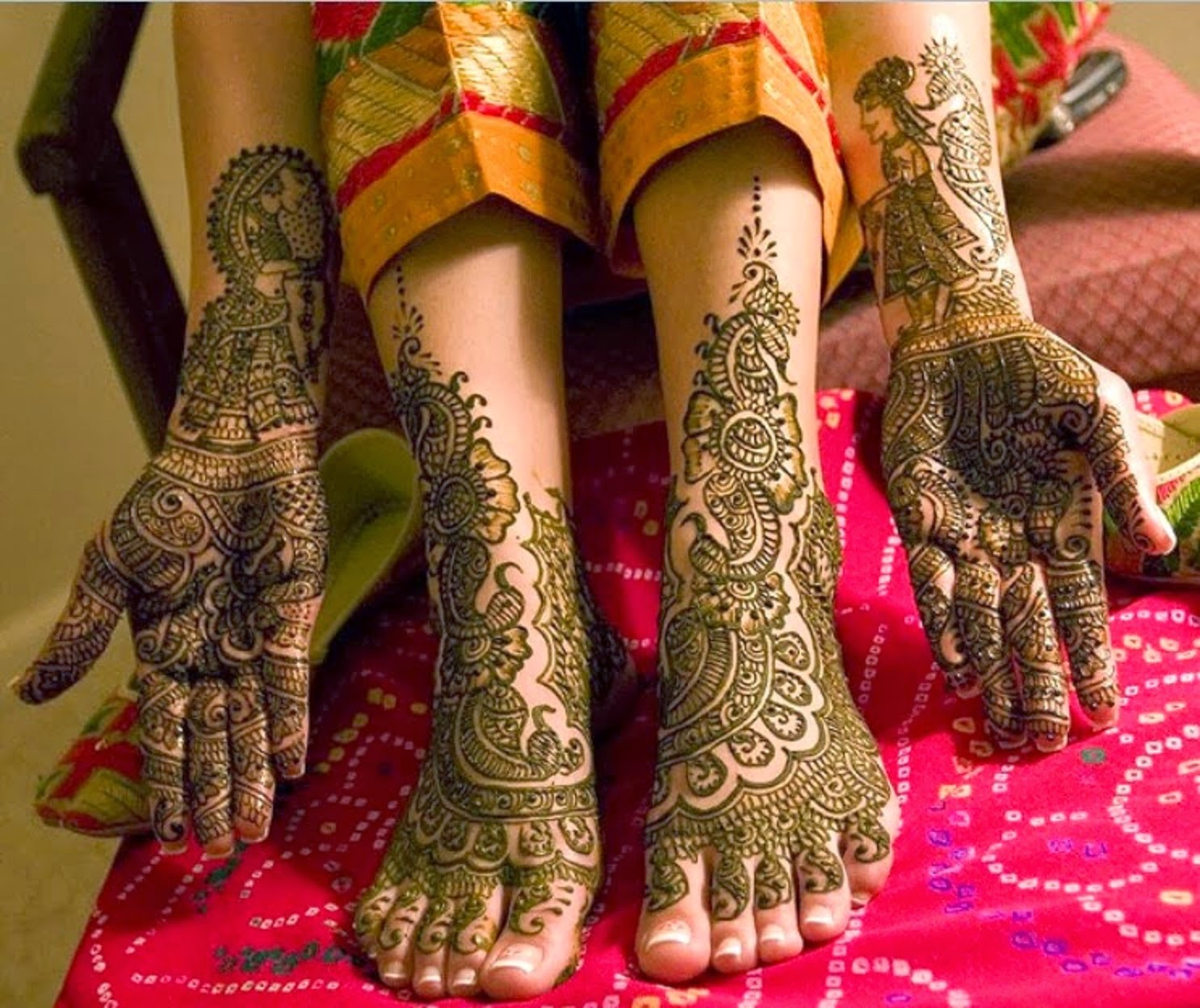 Bridal Mehndi Designs New Bridal Feet and Hand Mehndi Designs