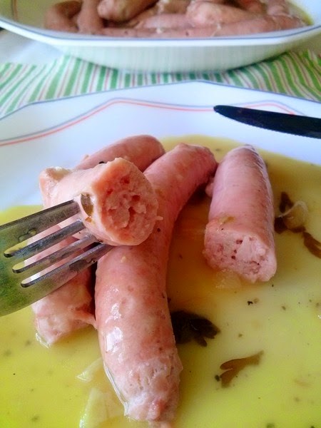 Salchichas Al Vino