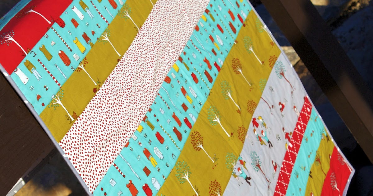 Originate and Renovate QuiltAsYouGo Strip Quilt