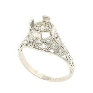 filigree engagement rings