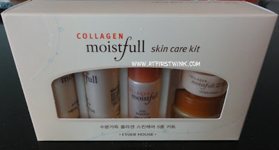 Etude House Collagen Moistfull skin care kit