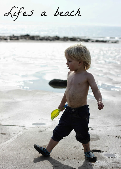 beach toddler