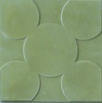 Textured Circular Handmade Cement Tile Textured Circular Handmade Cement Tile
