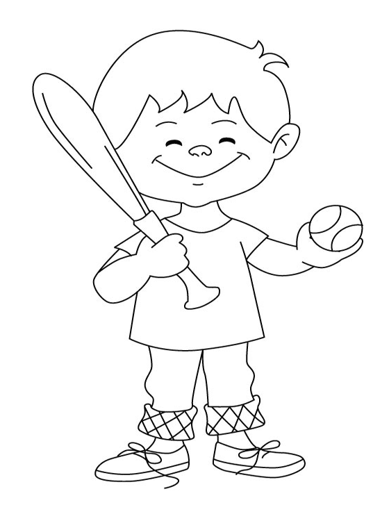 Kids Page: Baseball Coloring Pages | Download Free ...