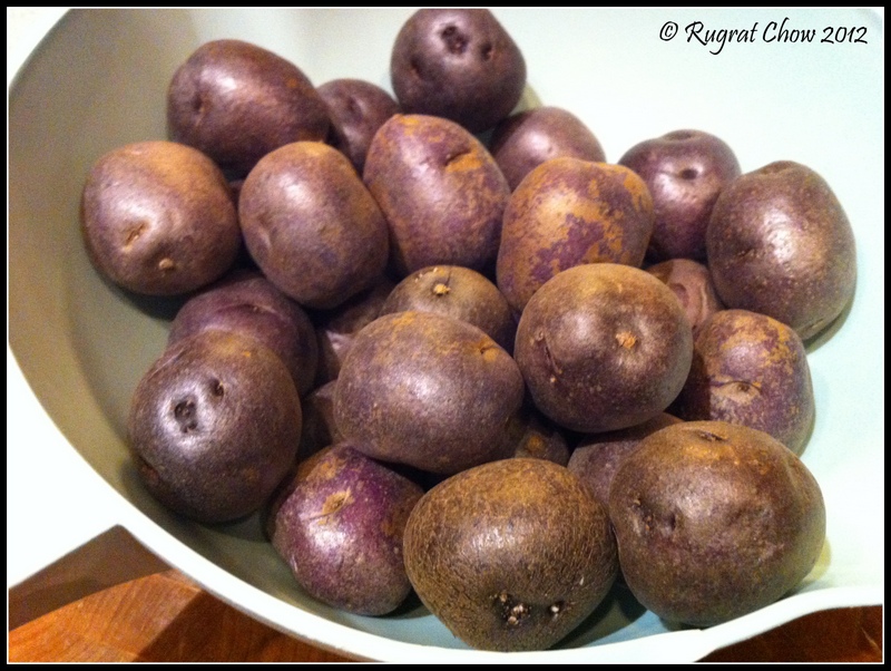 A Whole Food Life Herb Roasted Purple Potatoes