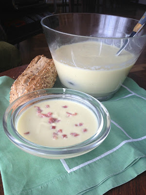 Crema De Puerros Y Manzana
