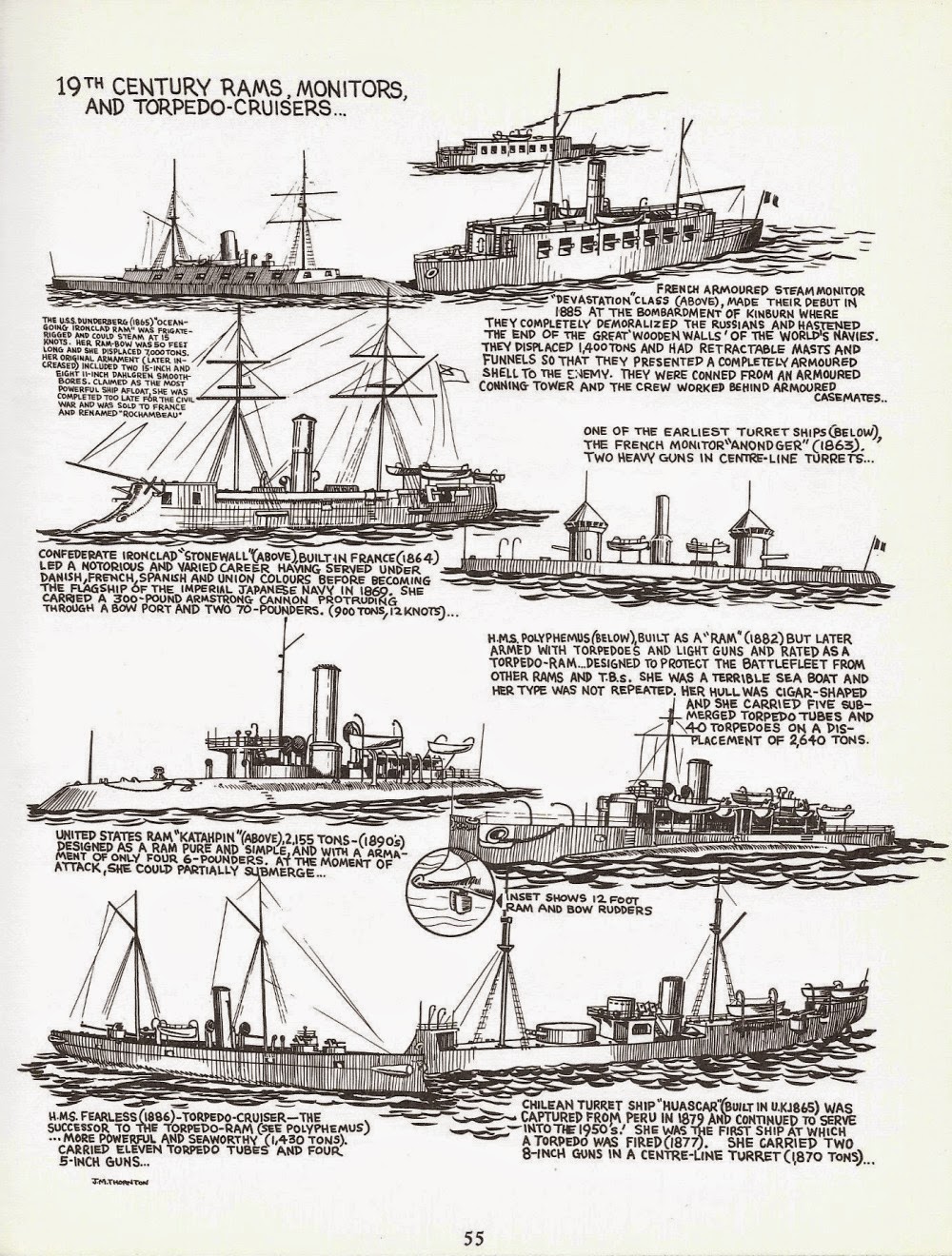 THE DUNDERBERG Greatest Man-Of-War Ship, built for Union Army Civil War,  1863