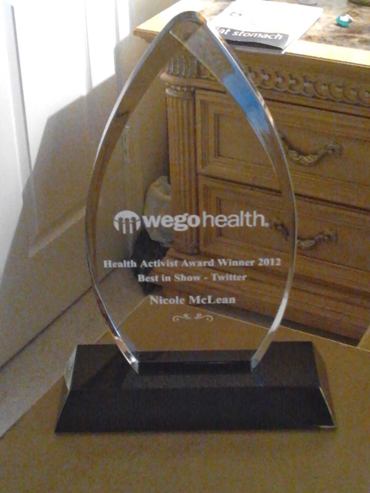 WEGO Health health activist award, twitter