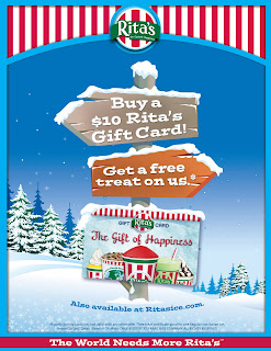 Holiday Gift Card Deals: Rita's - Drugstore Divas