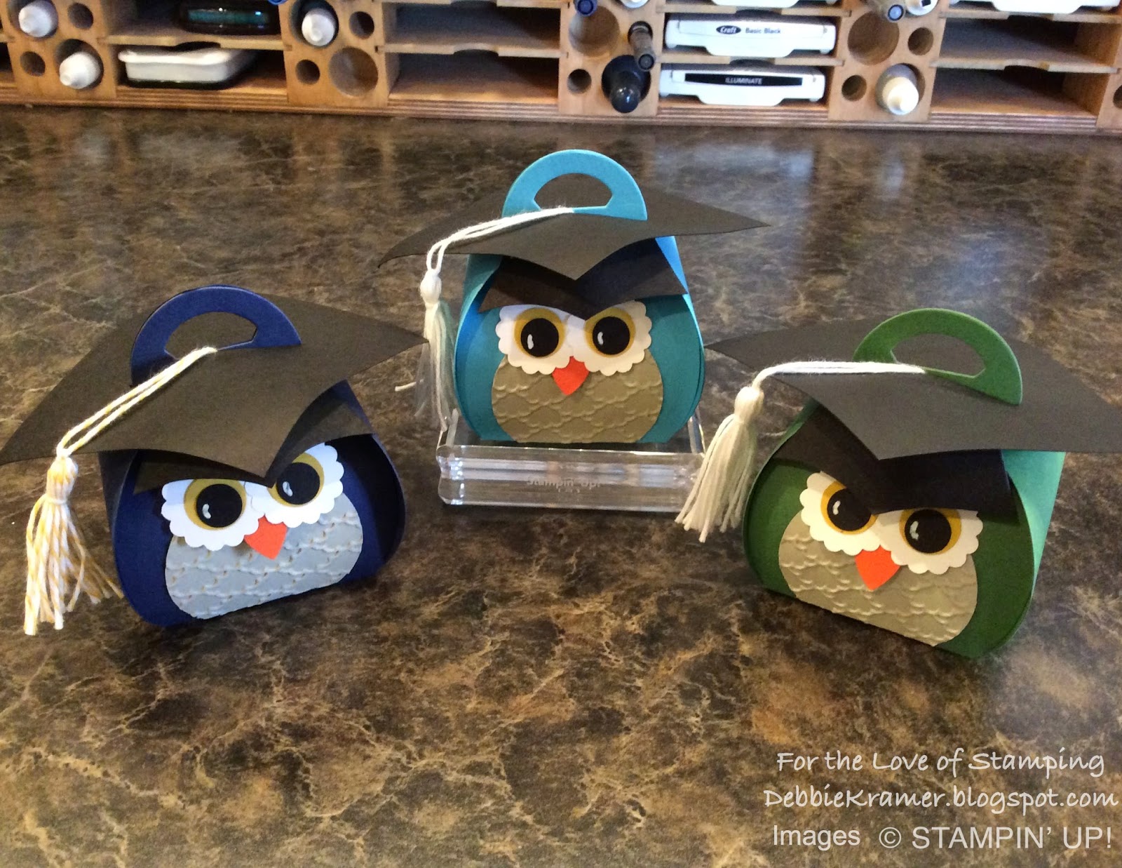 For The Love Of Stamping Graduation Owls