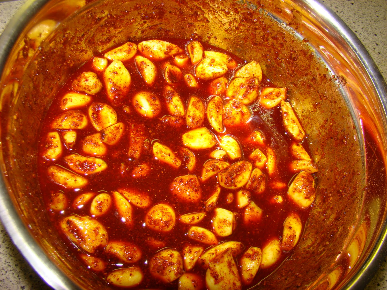 My Favorite Recipes Collection Spicy Garlic Pickle in Oil / Lahsun Ka