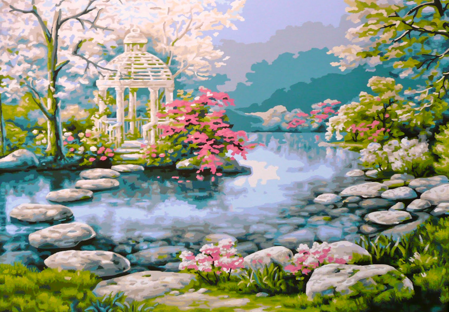 Vintage Lover I is for Inspiration, Paint by Numbers