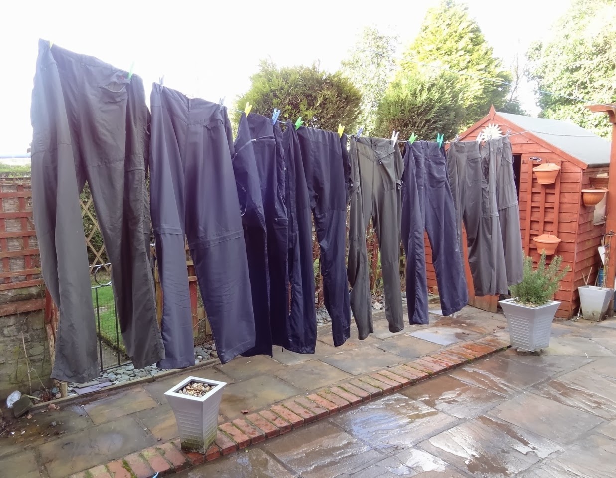 crane walking trousers