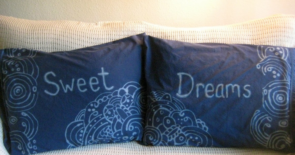 Blue Moon Sun "Sweet Dreams" Bleach Pen Pillowcase Tutorial