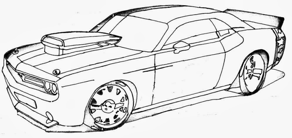 Classificados de Links: Desenhos de Carros para Colorir