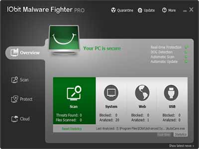 Iobit%2BMalware%2BFighter%2BPro%2B1 Iobit Malware Fighter Pro 1.1