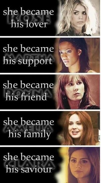 Thoughts from a TV Geek: What Doctor Who's companions were to him