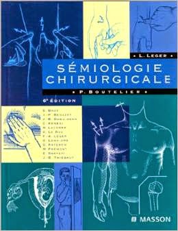 Livre : Sémiologie Chirurgicale Boutelier 6ème Edition - Philippe Boutelier Richement illustré et de conception didactique, ce traité d'initiation est destiné à faciliter l'acquisition par l'étudiant des données élémentaires en matière de pathologie chirurgicale. L'effort de mémorisation que nécessite cet apprentissage est facilité par une bonne compréhension. Les nombreux schémas et reproductions radiographiques visent ainsi à expliciter le texte autant qu'à stimuler la mémoire visuelle. C'est le même souci d'une bonne compréhension des signes, qu'ils soient cliniques, radiologiques ou biologiques, qui a poussé à exposer chaque fois que nécessaire des notions élémentaires d'anatomie pathologique ou de physiopathologie. Aussi ce livre déborde-t-il le cadre strict de la sémiologie (science des signes) d'autant qu'il englobe, à côté des chapitres généraux et de l'examen des différents systèmes, l'étude des principales urgences et affections (hormis celles des domaines très spécialisés) dans lesquelles la chirurgie occupe une place thérapeutique importante. Le souhait des auteurs est qu'en évitant une segmentation excessive de l'enseignement élémentaire de la pathologie, les étudiants puissent consulter avec profit cet ouvrage tout au long de leurs études de faculté Livre : Sémiologie Chirurgicale Boutelier 6ème Edition - Philippe Boutelier telecharger gratuitement free ebooks livres scientifique de sante medecine pdf download