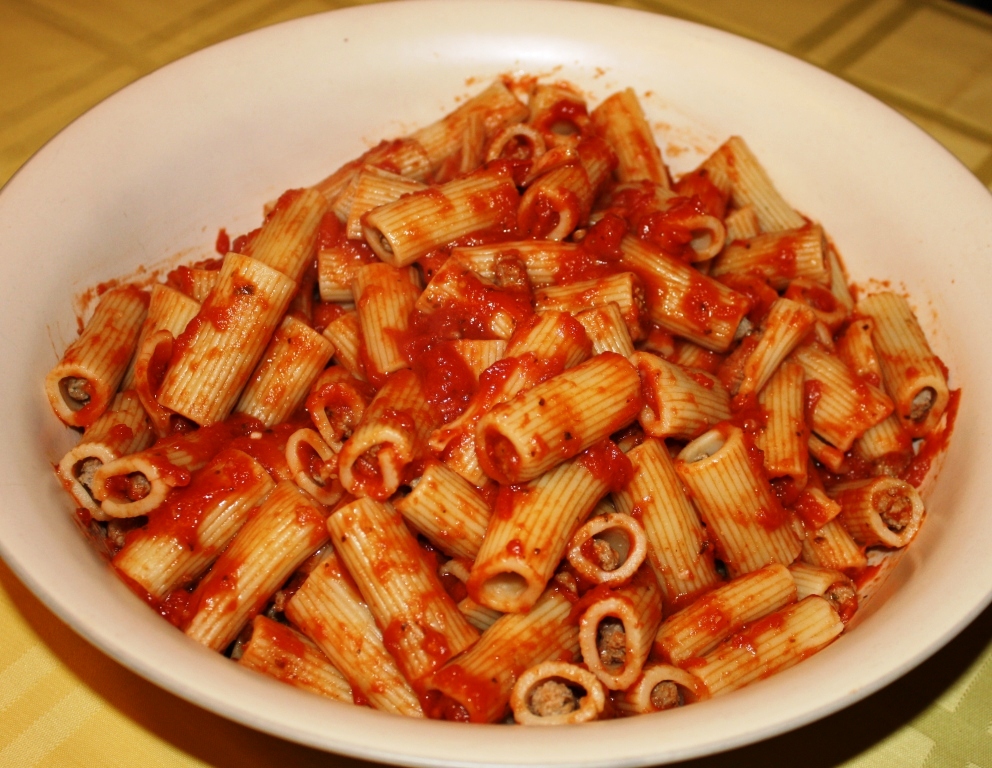Dude Dinners Stuffed Rigatoni