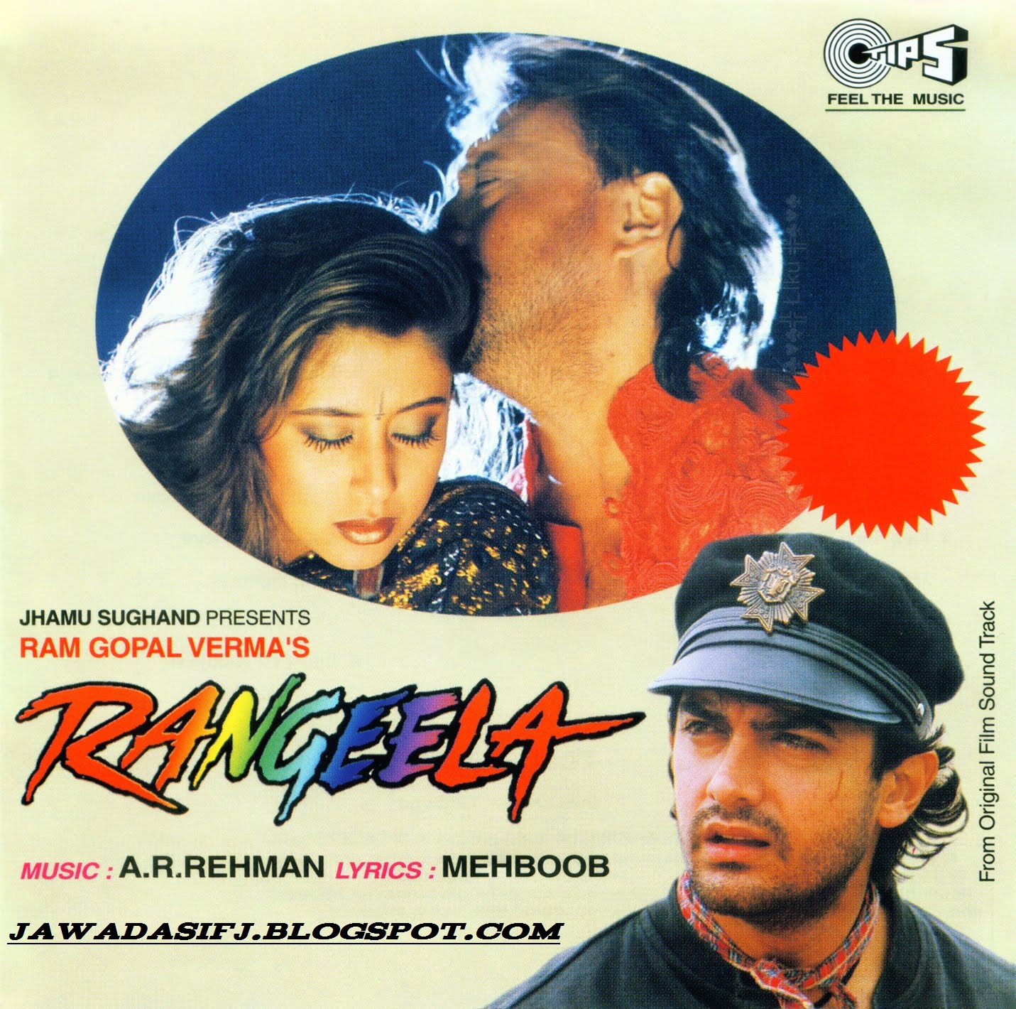 RANGEELA (1.995)  con AAMIR KHAN + Jukebox + Sub. Inglés 01+Front_5