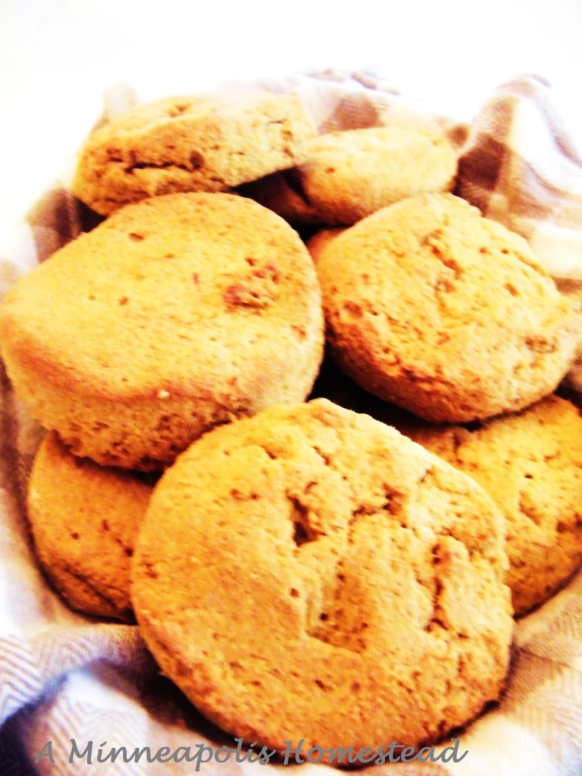 Low Carb Sweet Potato Biscuits with Honey Cinnamon Butter Spread (Dairy
