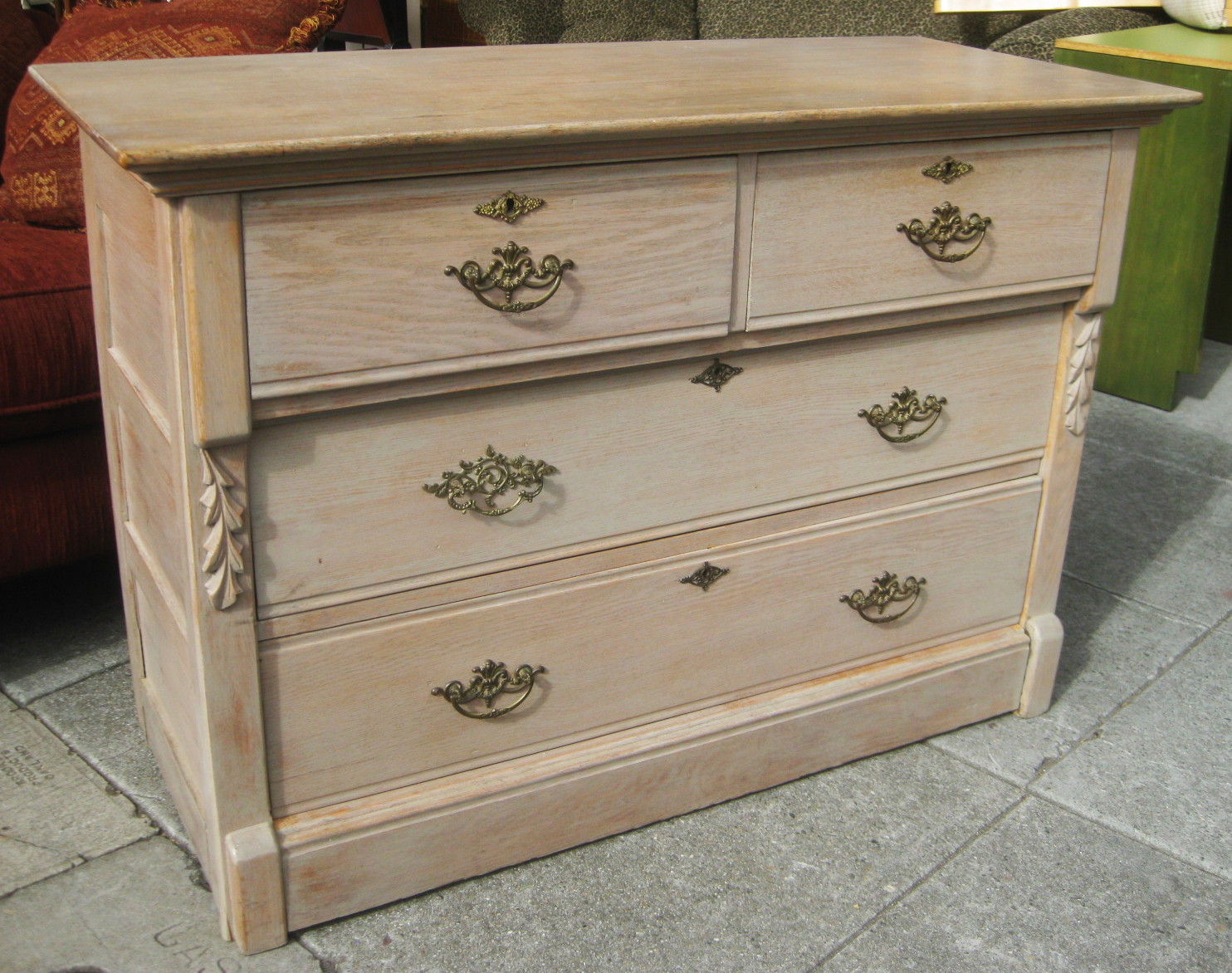 rustic white washed oak bedroom furniture